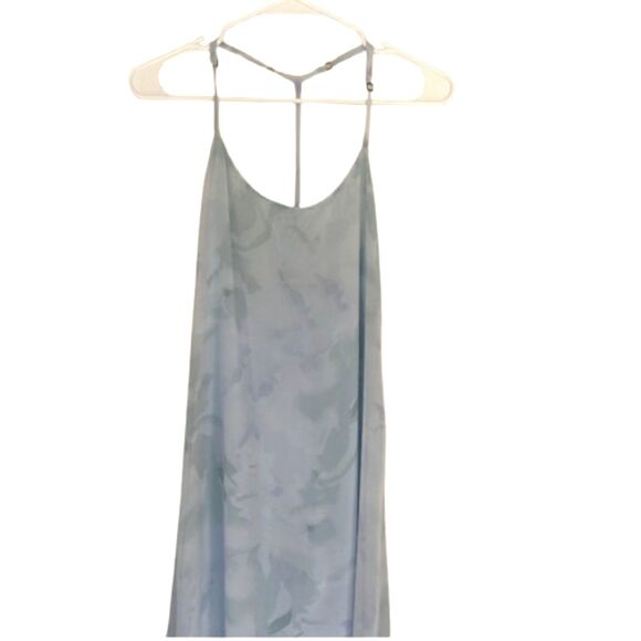 Show Me Your Mumu T-Rex Halter Maxi Dress Blue Watercolor Floral Size Small - Picture 3 of 6